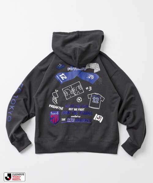 J.LEAGUE × FREAK'S STORE 別注SUPPORTERS ZIP HOODIE【FC東京