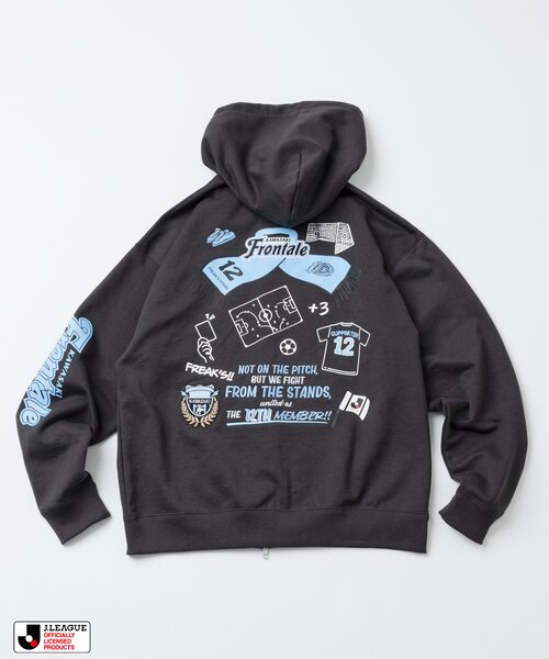 J.LEAGUE × FREAK'S STORE 別注SUPPORTERS ZIP HOODIE【川崎