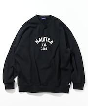 フェルトパッチ アーチロゴ クルーネック スウェット