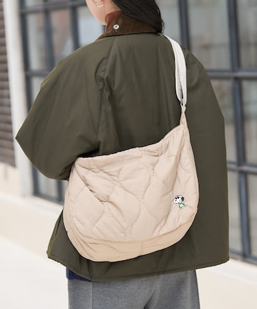 [PEANUTS] キルティングショルダーM