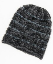 ボーダーラメビーニー