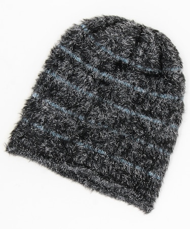 ボーダーラメビーニー