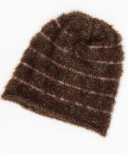 ボーダーラメビーニー