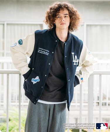 MLB/メジャーリーグベースボール マルチデザイン 刺繍ワッペン スタジアムジャンパー / スタジャン 【限定展開】