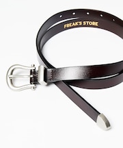 牛革 ウエスタン ナローベルト