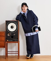 【セットアイテム】ボンディング ハーフジップ スカートセット