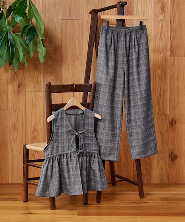 【セットアイテム】ペプラム ビスチェ パンツ セットアップ