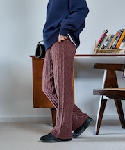 モール ケーブル ニットパンツ