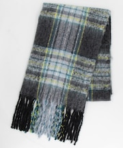 チェック柄 ボリューム マフラー