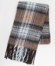 チェック柄 ボリューム マフラー