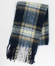 チェック柄 ボリューム マフラー