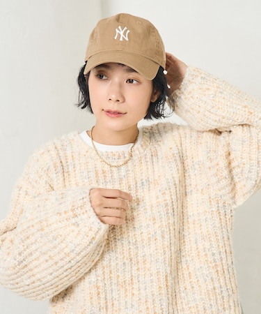 カラーネップ ニットプルオーバー