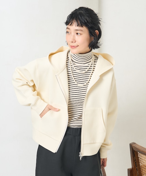 【セットアイテム】ボンディング ショートジップパーカー パンツセット