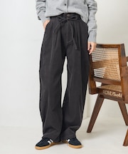 別注 コーデュロイ 紐付きイージーパンツ＜セットアップ対応＞