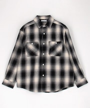 チェック フランネル ワークシャツ