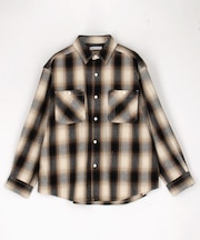 チェック フランネル ワークシャツ