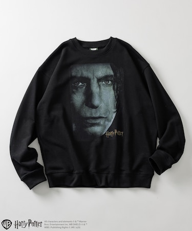Harry Potter/ハリー・ポッター スネイプ フロントプリント クルーネックスウェット