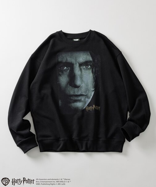 Harry Potter/ハリー・ポッター スネイプ フロントプリント クルーネックスウェット