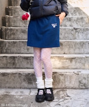 カレッジロゴ フリース ミニスカート＜セットアップ対応＞