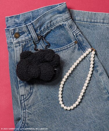 ”HELLOKITTY” もこもこ チャームポーチ