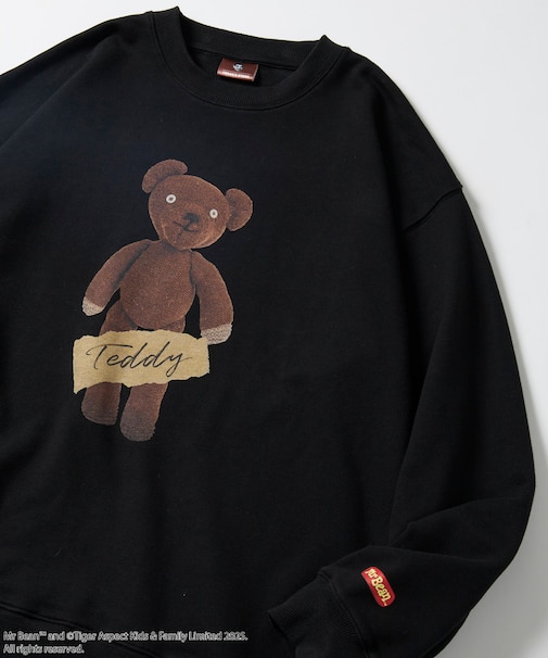 Mr. Bean/ミスタ―ビーン Teddy Sweat / テディ デザインクルーネックスウェット