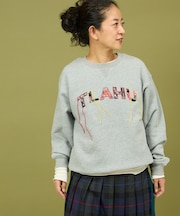 ワッペンビジューロゴスウェット