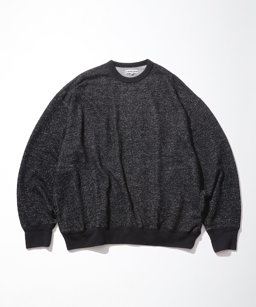 Merino Wool＋Cotton Loop Back heather Sweatshirt