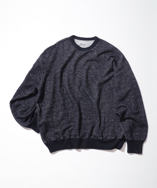 Merino Wool＋Cotton Loop Back heather Sweatshirt