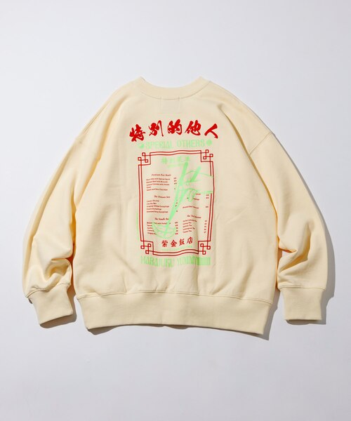 SPE × 紫金飯店 × FREAK'S 蓄光バックプリント クルーネックスウェット