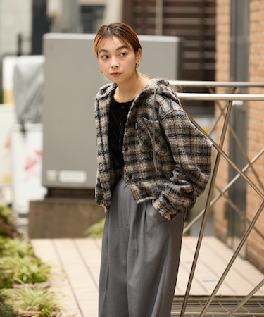 別注 フード ヘビー ネルシャツ ジャケット