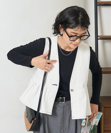 別注 PEPLUM 2WAY BUISTIER＜セットアップ対応＞