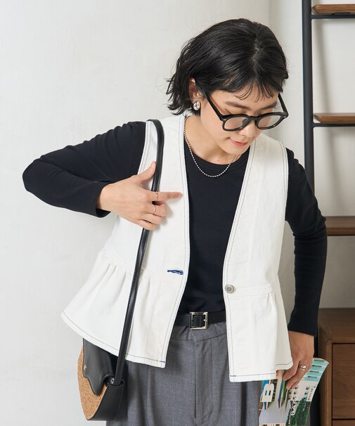 別注 PEPLUM 2WAY BUISTIER＜セットアップ対応＞