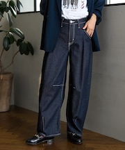 別注 TUCK CURVE WIDE DENIM＜セットアップ対応＞