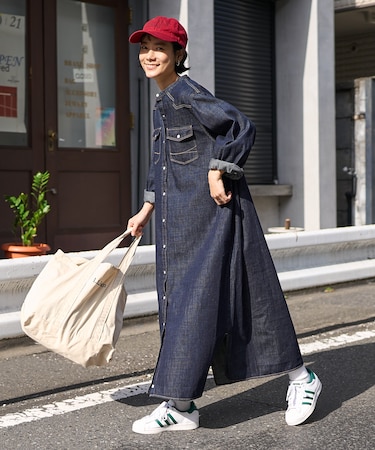 別注 DENIM SHIRTS ONE PIECE