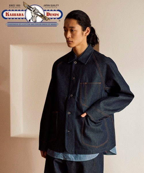 【新品・未使用✨】Curensology カバーオールデニムジャケット 日本製】JAPAN DENIM COVERALL JACKET｜フリークスストアの通販｜&mall
