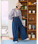 別注 サスペンダー付き ビッグ 2タック デニムパンツ＜セットアップ対応＞