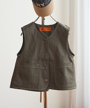 別注 バックギャザーベスト＜セットアップ対応＞