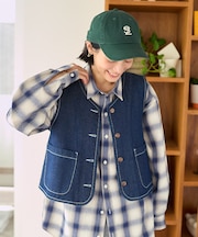 別注 バックギャザーベスト＜セットアップ対応＞