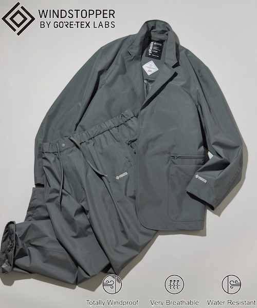 別注 GORE-TEX WINDSTOPPER PACKABLE TAILORED JACKET【セットアップ
