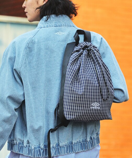 SP Packable Mini Bag Check&Stripe