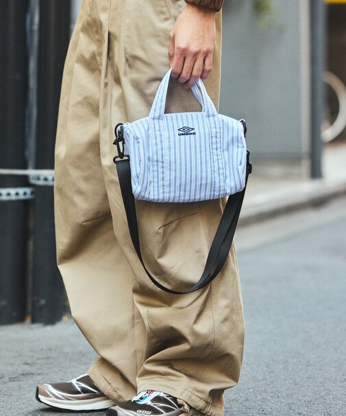 別注 Boston Mini Bag Check&Stripe