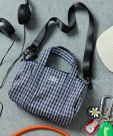 別注 Boston Mini Bag Check&Stripe