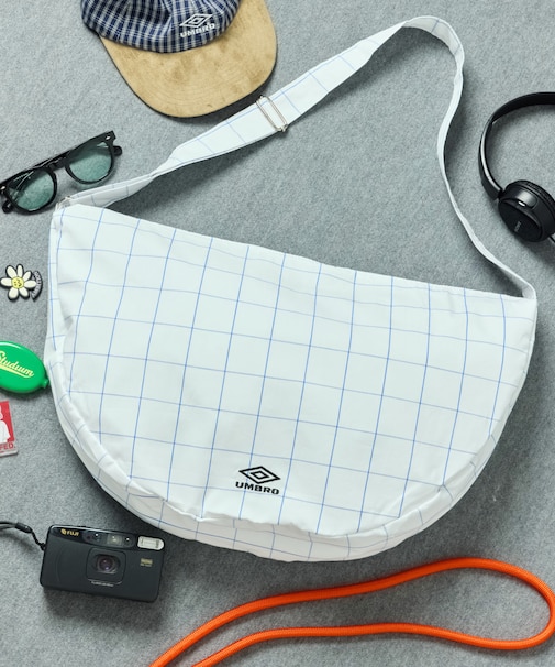 別注 New Round Shoulder Bag Check&Stripe