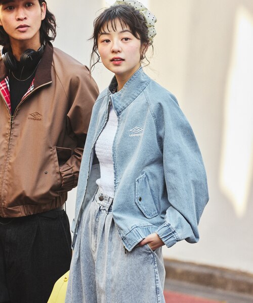 別注 DENIM STAND COLLAR BLOUSON｜フリークスストアの通販｜&mall