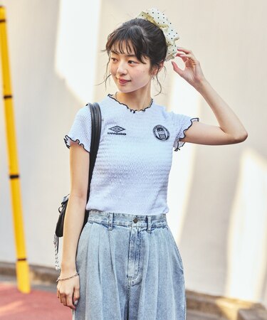 別注 SHIRRING T-SHIRT