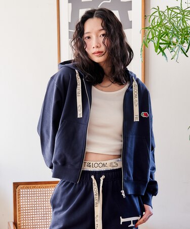 別注 裏毛 ジップパーカー