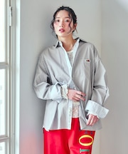 別注 マルチカラー 長袖シャツ