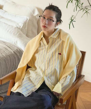 別注 マルチカラー 長袖シャツ