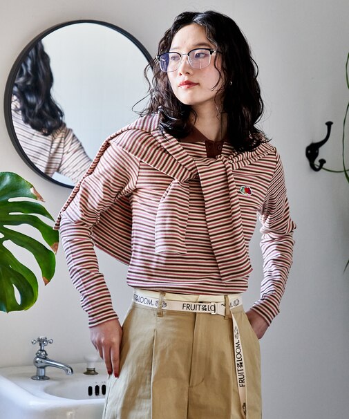 別注 マルチボーダーポロ ロンT