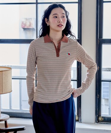 別注 マルチボーダーポロ ロンT